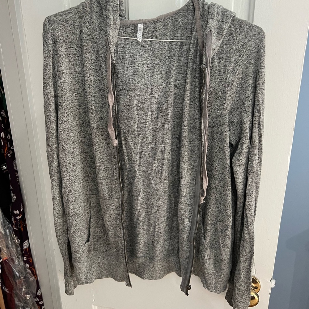 Z Supply Front Zip Hoodie